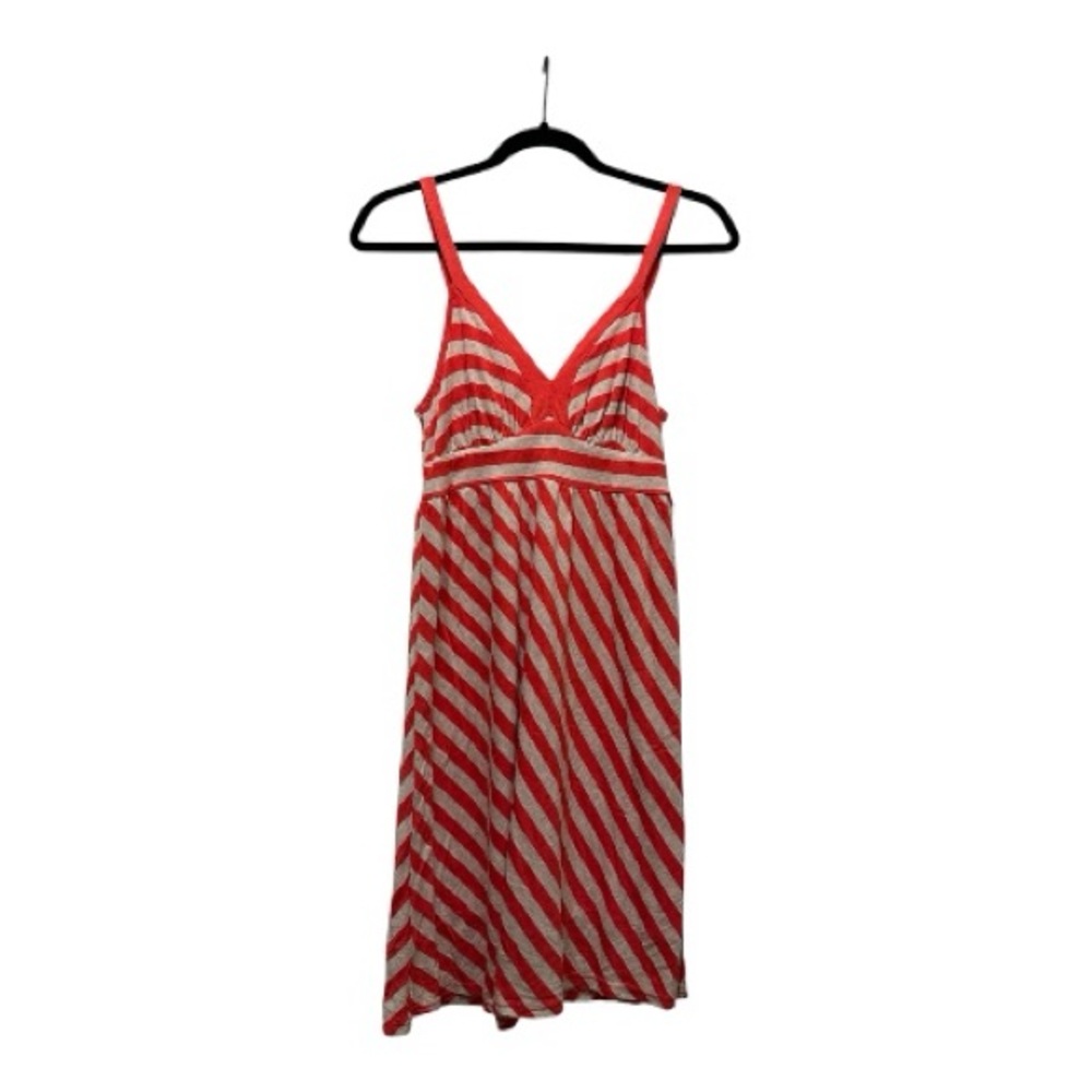 Ella Moss Vibrant Red and Cream Dress